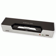 Aten cs1642a switch kvm dual-view dvi, usb, audio, usb-hub, 2 ports_3