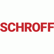 SCHROFF Plug-In Unit U-Profile Face avant pour IEL, IET, Type 2 Poignée 3 U, 4 CV, 2,5 mm, Al, Anodisé frontal, Conducteur arrière_3