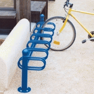 Support cycles Déco - 6 places composables simple face - acier peint sur galva - boule - Réf : 8207311_3