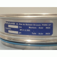 Tamis de test en acier inox SAULAS 200x50mm - 630 µm_3