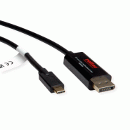 ROLINE Câble adaptateur USB type C - DisplayPort, v1.2, M/M, bidirectionnel, 2 m_3