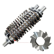 Broyeur industriel double arbre multi-matériaux 2x15KW - 3000 kg/h - MBR600_3