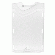 42 porte-badges rigides en polycarbonate anti-UV - finition cristal/dépoli - Made in France_3