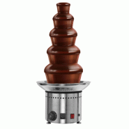 Fontaine à chocolat inox avec 5 étages - 70 cm | Qdm - SBCH5_3