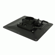 Lot de 4 poignées à fixer sur platine rabattable -_3