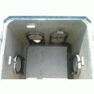 KHAM - vannes d'étang avec poignée de levage intégrée