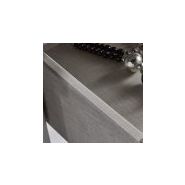 Dolco000k - Bureau droit moderne Dolce Laque Carbone - Meubles Minet - Largeur 840 mm - 1 tiroir coulissant_3