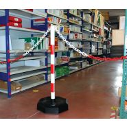 Ptlest - barrière à chaîne pvc à lester ou lesté - signals - h 900 x ø 50 mm_3