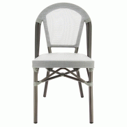Chaise exterieure restaurant Biarritz - GRIS_3