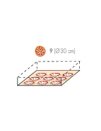 Four à pizzas - chambre en pierre réfractaire, Heavy Duty - AMALFI 1C/P - MORETTI FORNI_3