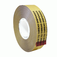 Ruban adhésif double face transfert - acrylique renforcé fibre de verre - 50µ - largeurs 12mm, 19mm, 25mm - Référence RATDFT_3