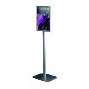 4267 - Porte-visuel de comptoir double face - Afix Diffusion - Hauteur 140 cm - Aluminium anodisé naturel_3