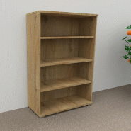 Étagère avec 3 tablettes - Mobel Linea - Chêne veiné_3