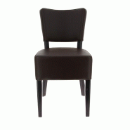 Chaise haute restaurant Amsterdam - MARRON_3