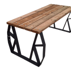 Table pique nique Kompose en Pin - Table Lg : 194 cm - Plateau La : 76.5 cm - Assise Ht : 44 cm_3