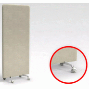Cloison panneau acoustique vertical sur pieds hauts à roulettes So Oviedo_3