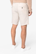 Bermuda en lin homme - Réf: NS711 - Tissu durable et thermorégulateur - Marque Native Spirit_3