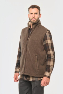 Bodywarmer polaire unisexe avec intérieur sherpa - Réf: WK610_3