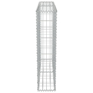 Vidaxl mur à gabion avec couvercles acier galvanisé 100x20x100 cm 143578_3