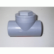 Clapet anti-retour en PVC à coller - Femelle/Femelle - Diamètre 32 mm_3