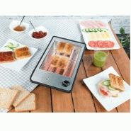 Grille-pain plat 4 tranches - Rosenstein & Söhne - 600 W avec minuteur réglable et surface de cuisson 17,5 x 25 cm_3