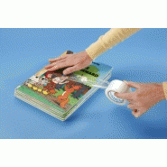 MOTTEZ - Ruban adhésif repositionnable et étirable - 25m x 4cm - Étirable 4 fois_3