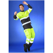 Pantalon Select Wear haute visibilité - Réf. 405*CP4 - EN ISO 20471 classe 2 - Multipoches, bandes rétroréfléchissantes_3