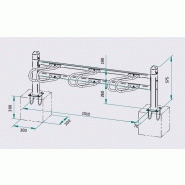 Support cycles modulable convivial - rangement en épi - simple et double face - acier peint sur galva_3
