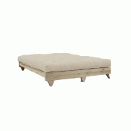 Banquette convertible Fresh - Pin massif - Coloris beige - Couchage 140x200 cm - Marque Karup_3