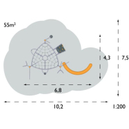 Équipement de jeu sécurisé pour enfants Agito Q gris Hags