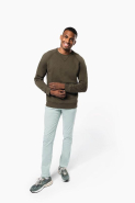 Sweat-shirt bio col rond manches raglan homme - Kariban - Réf: K480 - 80% coton bio & 20% polyester recyclé - 300g/m²_3