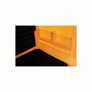 Armoire de rétention PEHD 1565x1095x2110 + Caillebotis PE - 250L - Jaune_3
