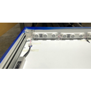 Caisson lumineux LED mince - 7 cm d'épaisseur - Aluminium et plexiglas - Intensité lumineuse réglable_3