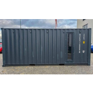 Conteneur maritime 20' avec portes sectionnelles - Dimensions extérieures : 6,06m x 2,44m x 2,90m_3