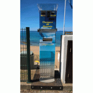 Distributeur de jetons TOTEM personnalisable - 3 ou 4 hopper universel, acceptation pièces et billets, système tiroirs sécurisé_3