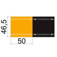 Ralentisseur en PVC recyclé - Visible jour et nuit - Hauteur 7,5 cm - RAL M75 - ADS Equipements Eurl_3