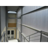 Panneau de façade en polycarbonate alvéolaire emboitable - LUX'ALU SOLUTIONS_3