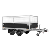 Remorque roues dessous - Aluminium, 2 essieux freinés, PTAC 2000 KG - SARIS PL 276 170 2000 2 - 2,76 X 1,70M_3