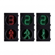 Feu de signalisation LED Rx300-3-zgsm-2 - Diamètre 300mm - Rouge et Vert - Pour la sécurité routière_3