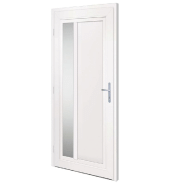 Vidaxl porte d'entrée anthracite 98x208 cm pvc 3157101_3