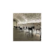 Bakhita - tabouret de restaurant empilable - Gaber - H66 - intérieur/extérieur, résistant aux intempéries_3