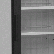 Congélateur vertical de vitrine Ventilé L.680mm 440L ext.Blanc TEFCOLD_3