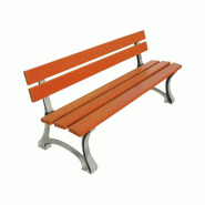 Banc d'extérieur MORA bois et acier_3