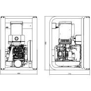 Groupe électrogène AL 1500-CA Inmesol - puissance de secours 16 kVA avec tableau de contrôle automatique DSE 6120 MKIII_3