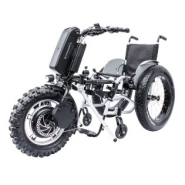 Handbike Tout Électrique - CROSSBIKE 14'' Stricker - Moteur 1000 Watts et Pneu Adhérent_3