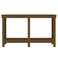 Vidaxl banc de travail marron miel 140x50x80 cm bois de pin massif 822509_3