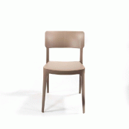 Wing - Chaise empilable en polypropylène sable_3