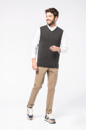 Pull col V sans manches - Kariban - Réf: K969 - 50% coton / 50% acrylique - Plusieurs tailles et couleurs disponibles_3