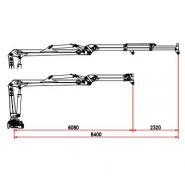 R 150 MS2 Grue auxiliaire - Bob Spa - Capacité de levage 150 kNm - Non repliable avec extensions hydrauliques_3
