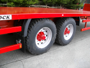 Remorque plateau avec système de vidage efficace